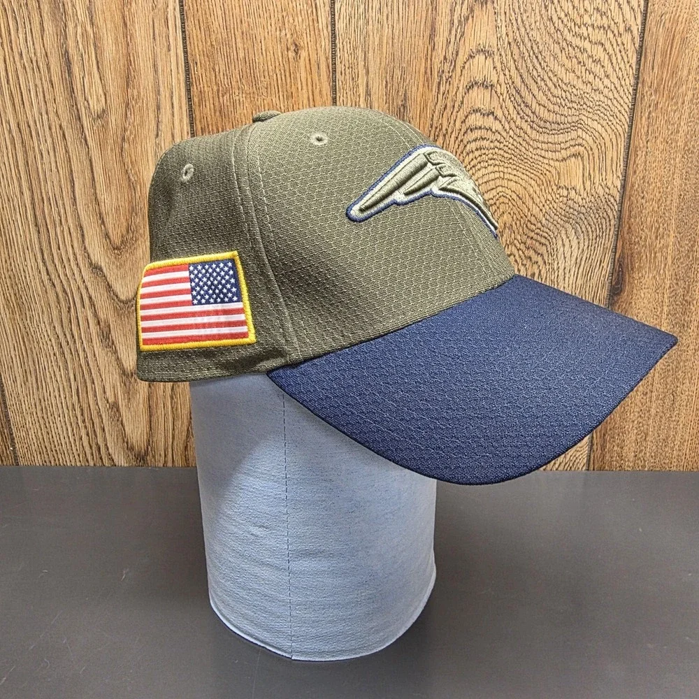 New England Patriots Salute To Service Hat Men M‎ Green NFL Football New Era